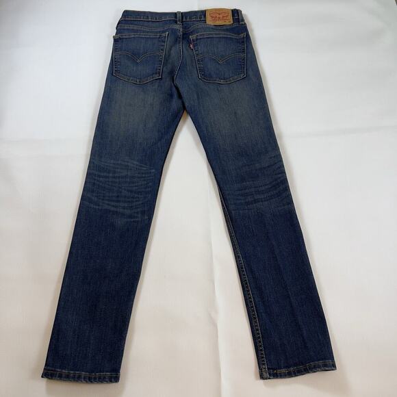 Levi’s 510 Skinny Jeans Men 32x30 Distressed Medium Wash Stretch Denim Pants - Picture 2 of 9